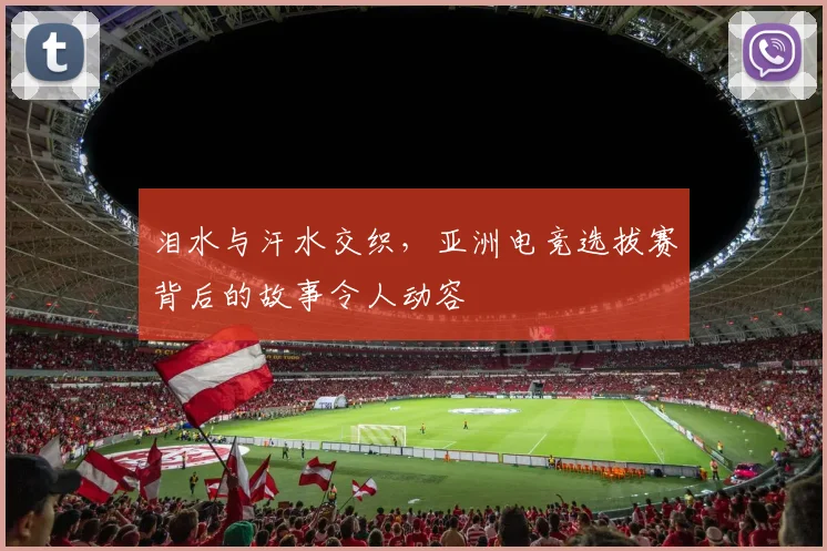 泪水与汗水交织,亚洲电竞选拔赛背后的故事令人动容